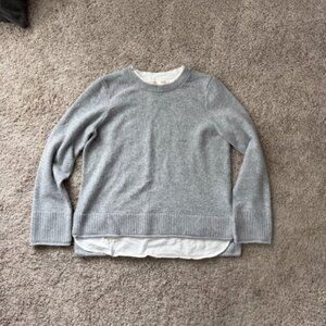 Evereve Design History Lizzy Two-fer Pullover Sweater